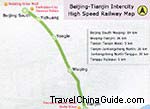 Beijing-Tianjin High Speed Railway Map